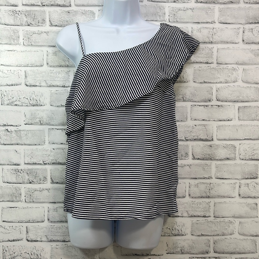 Monteau Shoulder Strap Blouse Medium - Picture 2 of 8